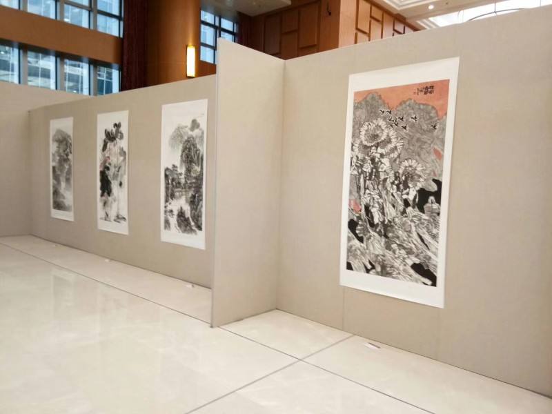 書畫無縫展板